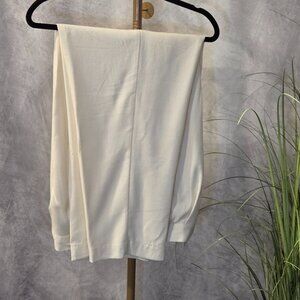 August Max Woman Cream Wool Blend Trousers Size 18W